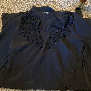 XS Gap Maternity Black Long Sleeve Dress